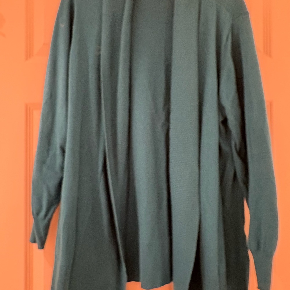 Worthington Green Cardigan Sweater